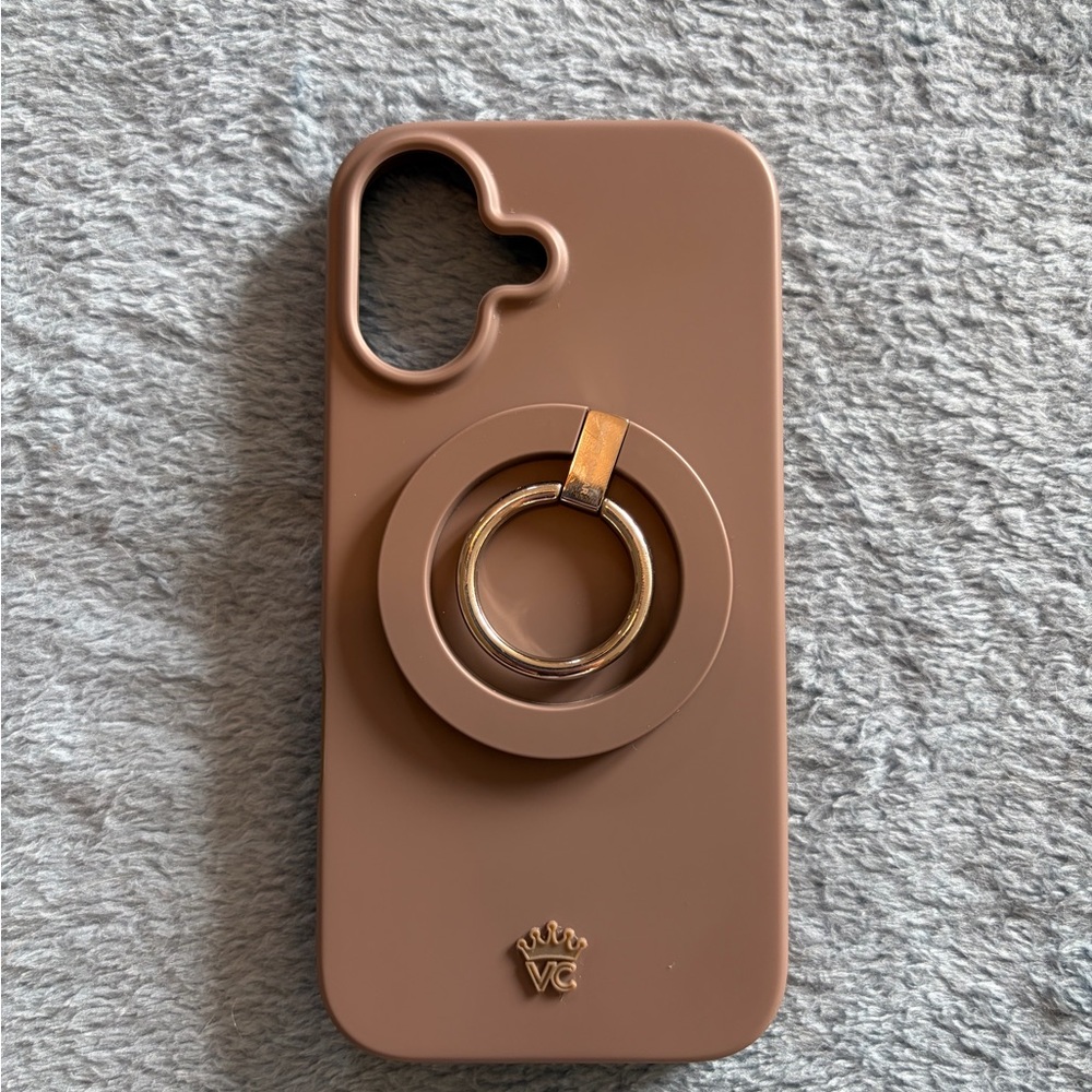Velvet Caviar Phone Case with detachable MagSafe grip ring for iPhone 17